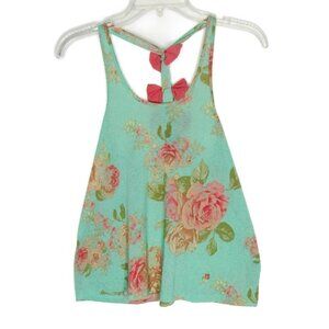 Rue 21 - Floral Racerback "Bow" Tee - XS